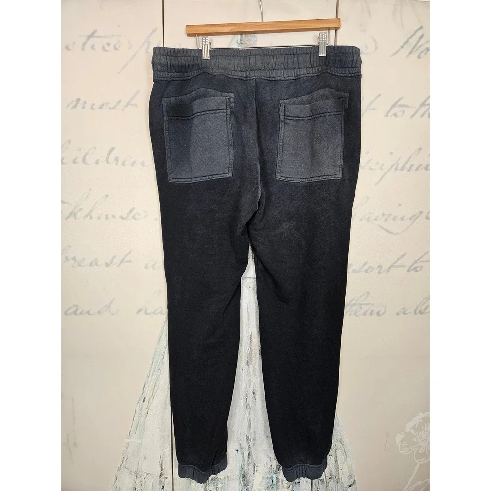 Cotton‎ Citizen Bronx Joggers Mens XXL Vintage Black Mineral Wash Sweatpants USA